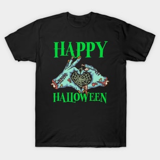 Happy Halloween graphic for a Zombie Lover T-Shirt